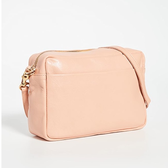 Clare V Handbags - Clare V. Pale Pink Marisol Bag with Front Pocket